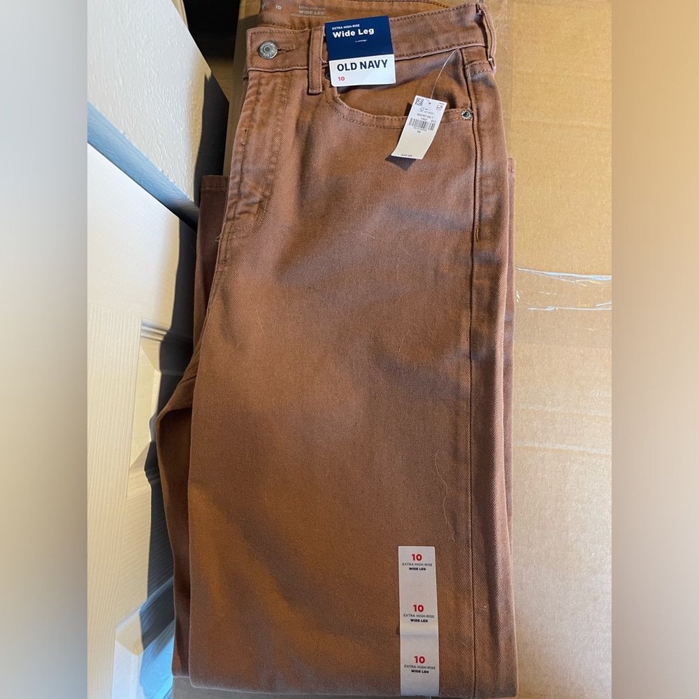 Old Navy Brown Wide Leg Pants